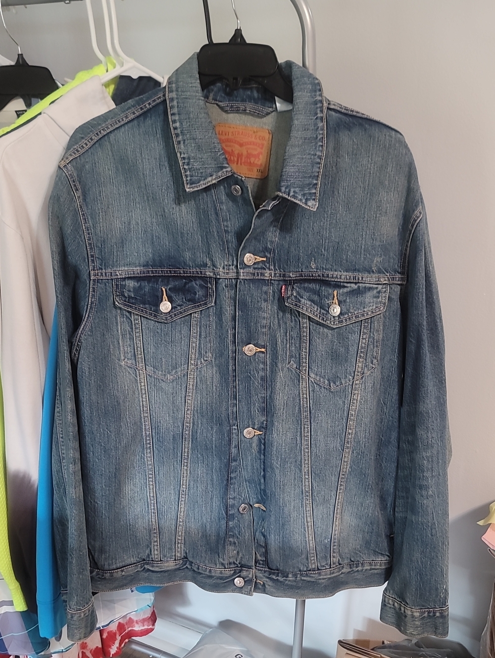Vintage Trucker Levi's Blue Washed Denim Jacket